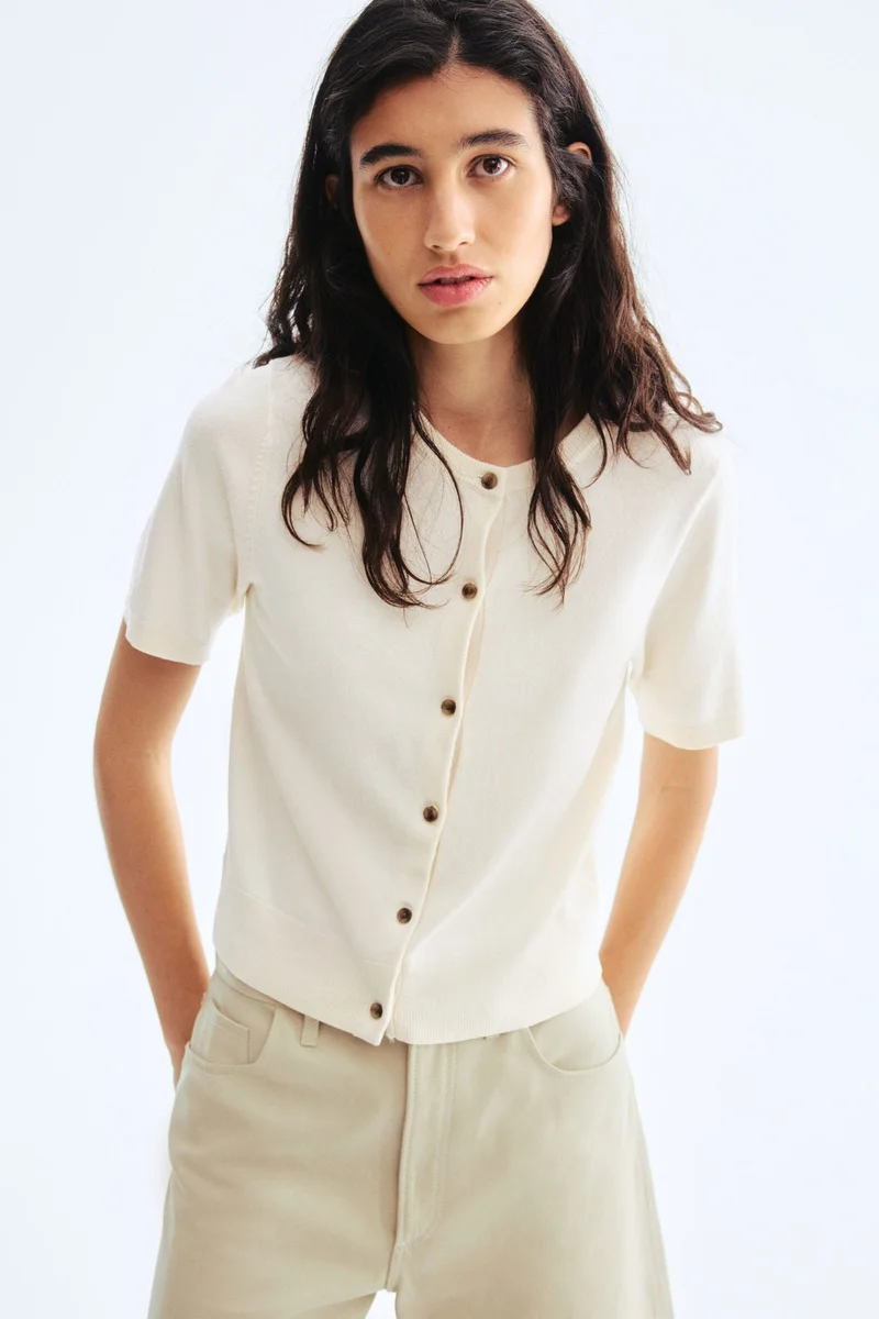 H&M Short-sleeved cardigan